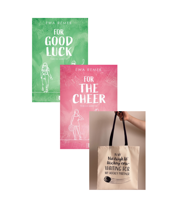 For Good Luck + For the Cheer + NieZwykła hokejowa torba