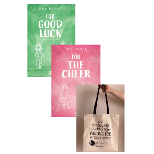 For Good Luck + For the Cheer + NieZwykła hokejowa torba