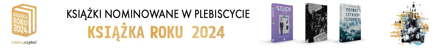 Książki nominowane w plebiscycie Książka Roku 2024