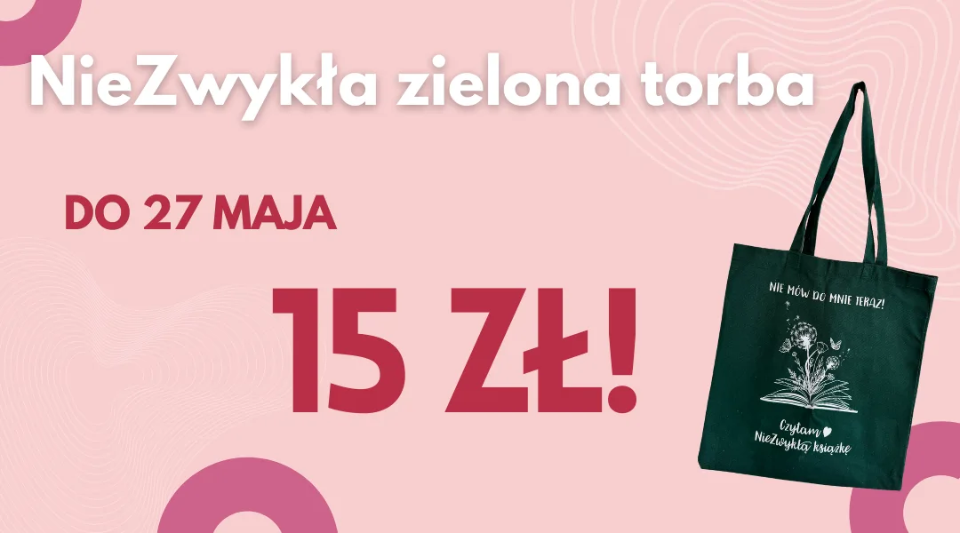 NieZwykła zielona torba do 27 maja 15zł!