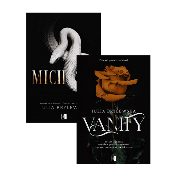Michael + Vanity z pachnącą różą w formie zakładki